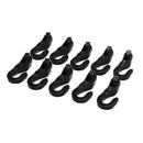 10Pcs Open End Cord Hook Snap Boat Kayak Rope Buckle Camping Tent HookJC%o