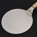 Stainless Steel Pizza Peel Shovel With Wooden Handle Cake Shovel Baking Too M9B7