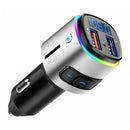 Bluetooth FM Transmitter Adapter Car Radio Music Player W/ QC3.0 USB Charger