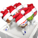 Mini Santa Claus Hats for Lollipop Christmas Party Holiday Lollypop Top-Topper