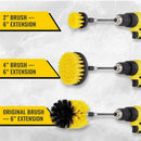 4Pcs 2.5-4'' Electric Drill Brush Tub Cleaner Grout Scrubber Cleaning Combo Tool