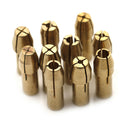 10Pcs brass drill chuck collet bits 0.5-3.2mm 4.8mm shank for rotary tool3CXP