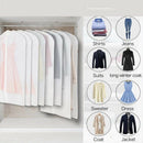 Moth Proof Garment Bags,Garment Cover,8 Pack Clear Garment Bags,Hanging Gar A7H7