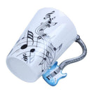300ML Guitar Cup Music Note Ceramic Acoustic Coffee Milk Tea Mug Gift, Elec J5T9