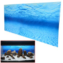 Blue Fish Tank Aquarium Background Plastic Poster Picture Decorative Accessories