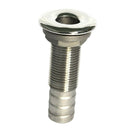 Boat Plumbing Fittings, Stainless Steel Durable Barbed Thru Hull Threaded