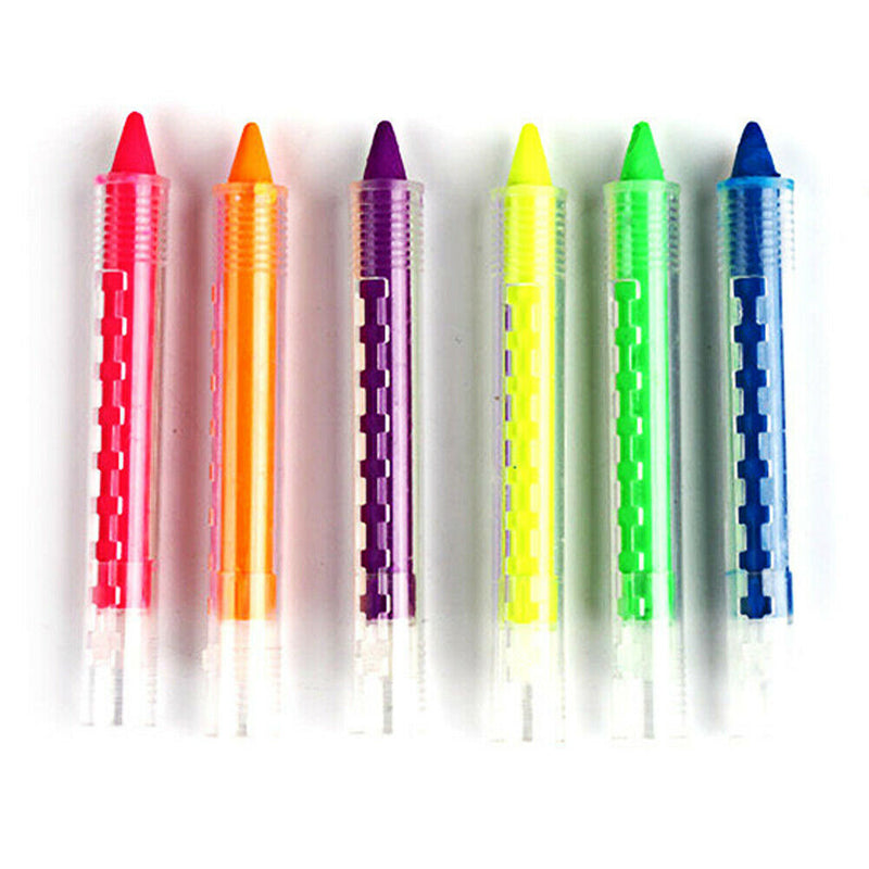 Face Body Painting Crayon 6 Colours Kit Set Sticks Party Wedding Kids Child