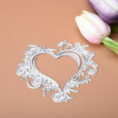Lace Heart Stencil Scrapbooking Album Paper Card Embossing Cut Die$ Metal Q7W6
