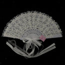Unique Style White Hand Fan for Outdoor Event /Table Setting/Wall