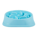 Pet Bowl Plastic Slow Feed Dog Bowl Anti-skid Food Feeder Interactive Stopi