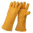 Leather Welding Gloves Welding Work Gloves for Tig Mig Grilling Chimney 14inch