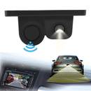 2in1 120Âº Car Reverse Parking Radar Sensor w/Rear View Backup Camera Kit DC 12ME
