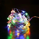 1m Electronic String Light 3 Mode LED DIY Festival Decor Lamp (Multi Color)