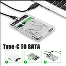 USB 3.1 HDD Case Type-C to SATA Hard Drive Box for 2.5" Hard Drive CaseB Hn