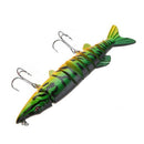 5 "/ 12.5 cm 20 g Realistic multi-Articule hard Fishing Lure 9 segement Pik Y6Z8