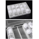 27mm Clear Coin Capsules Holder Cylinder Storage Box for Coin Collectors