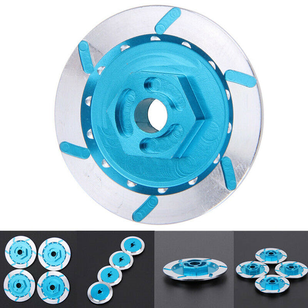 4PCS Aluminum Alloy Brake Disc Wheel Rim Box Metal Hex Adapter 12MM for RC 1E5Y5