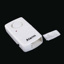 Mini Anti-Theft Security System 120dB Vibration Alarm White for Door Window