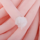 25 Meters Chunky Wool Yarn  Soft Bulky Arm Knitting Wool Roving Pink