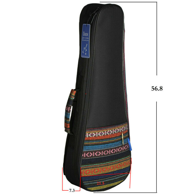 21 Inch Portable Cotton Nylon Padded Bass Guitar Gig Bag Ukulele Case Box G