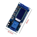 Micro Usb Digital Lcd Display Time Delay Relay Module Dc 6-30V Control Mult T9W4