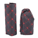 Car Truck Vehicle Gear Shift Knob Hand Brake Sleeve Skin Cover (Black) P6J1
