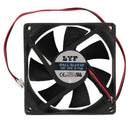 80mm x 25mm Brushless DC 24V PC Case Cooler Fan Black