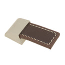 Modern Home Leather Kitchen Cabinet Cupboard Door Drawer Pull Handle -Brown