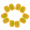 10pcs/Pack Mini Size Headset Microphone Protective Sponges Cover Yellow