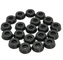 20pcs Rubbers Table Chair Furnitures Feet Leg Pads Floor Protector 18x15x5mm` OZ