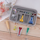 Bias Tape Maker Kit Set for Sewing Quilting Awl and Binder Foot Case Tools ME