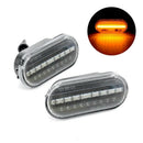 Car Dynamic Water Light Led Foliate Turn Signal For Volkswagen Bora Golf 3