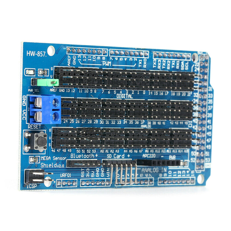 Dedicated Expansion Development Board for Arduino MEGA V1.0 V2.0 Sensor Shield