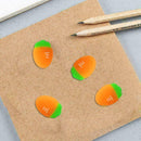 5Pcs Carrot Rubber Eraser Creative Cartoon Eraser Pencil Supplies Office Sc D9G4