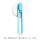 Puppy Cat Remover Grooming Tool Massage Comb Round Hair Brush (Hollow Blue) A