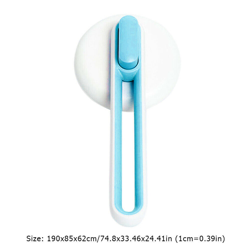 Puppy Cat Remover Grooming Tool Massage Comb Round Hair Brush (Hollow Blue) A