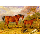 1000pcs DIY Horse Dog Manor Puzzle Educational Learning Assembling Toys