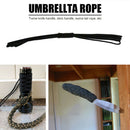 4mm 7 Strand Cores Paracord Outdoor Camping Parachute Lanyard (Black 8m)