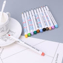 12 Colors Whiteboard Erasable Marker Pen  Sign Fine Nib Set Supplies