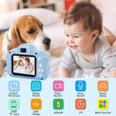 Kids Camera, Selfie Digital Video Recorder Camera for Girls Boys, Blue A