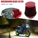 39mm Tapered Motorcycle Air Filter Mushroom Head Pod Filter Air Cleaner Red