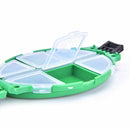 Fishing Lure Compartments Storage Case Box Plastic Fish Lure Spoon Hook BaiS Hn