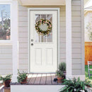 Christmas Flower Wreath Rose Garland With Elegant Best For Home Wall Door A
