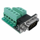 RS232 Serial to Terminal DB9 Male Adapter Connector Signals Terminal Module E1T6