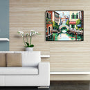 DIY Town Painting By Numbers Kit Hand Painted Canvas Oil Art Picture Gift