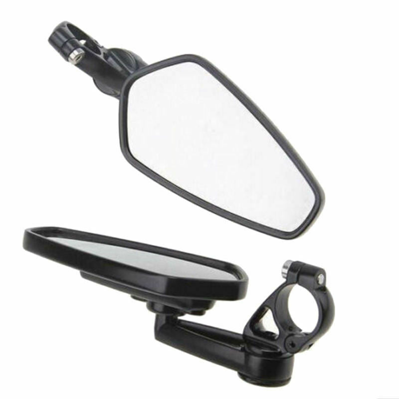2 Pcs Motorcycle Rear View Handle Bar End Side Rearview Mirrors 7/8