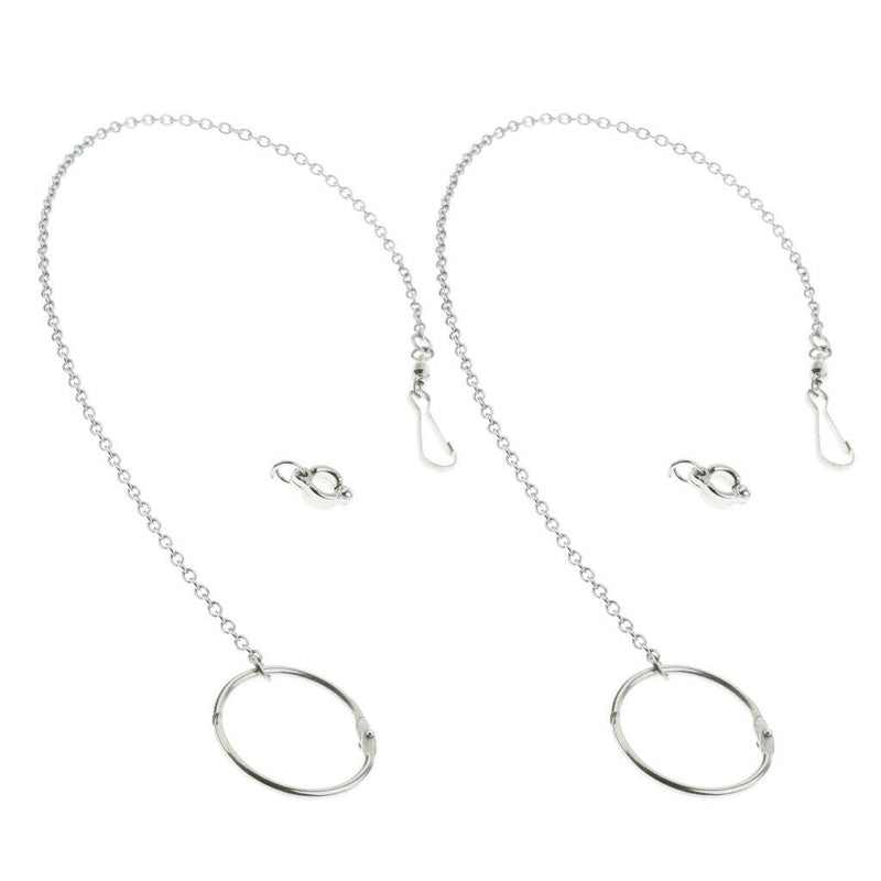 2 Pcs Parrot Peony Cockatiel Foot Chain Bird Training Anklet