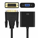 DVI to VGA Adapter Cable 1080P DVI-D to VGA Cable 24+1 25 Pin DVI Male to 1