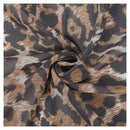 Beach cover up Bikini Swimwear Skirt Brown leopard E7L4