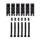 6pcs Metal Guitar Locked String Saddles for Tremolo Bridge Parts